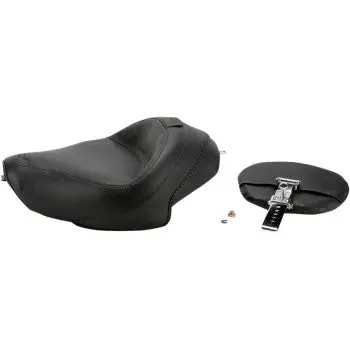 Mustang - Wide Style Solo Seat With Removable Drivers Backrest - '04-21 Xl 1