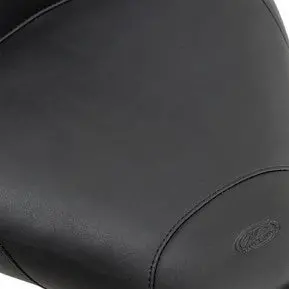 Mustang - Wide Solo Seat W/ Removable Backrest & Rear Seat - Vintage Style - '06-07 & '97-07 Touring 2