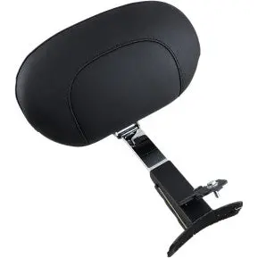 Mustang - Driver Backrest Kit - Smooth, Black Studs - '97-08 Touring 1