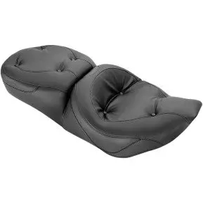Mustang - One-Piece Ultra Touring Seat - Regal Style W/ No Studs - '99-07 Touring 1