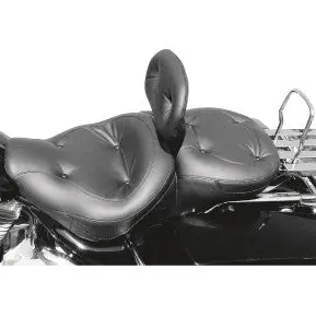 Mustang - One-Piece Ultra Touring Seat - Regal Style W/ No Studs - '99-07 Touring 2
