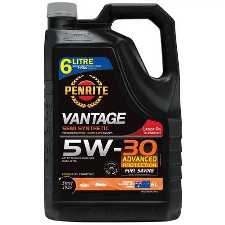Penrite Vantage Semi Synthetic 5W-30 6L Engine Oil - Vansemi5w30006 1