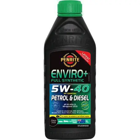 Penrite Enviro+ 5W-40 1L Engine Oil - Eplus5w40001 1