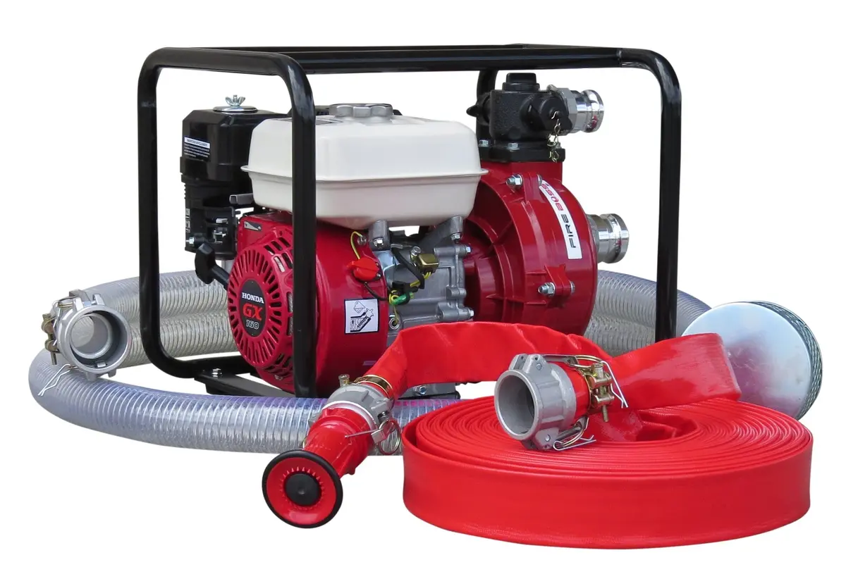 38Mm Fire Fighter Honda Powered Pump + Hose Kit 30M 1