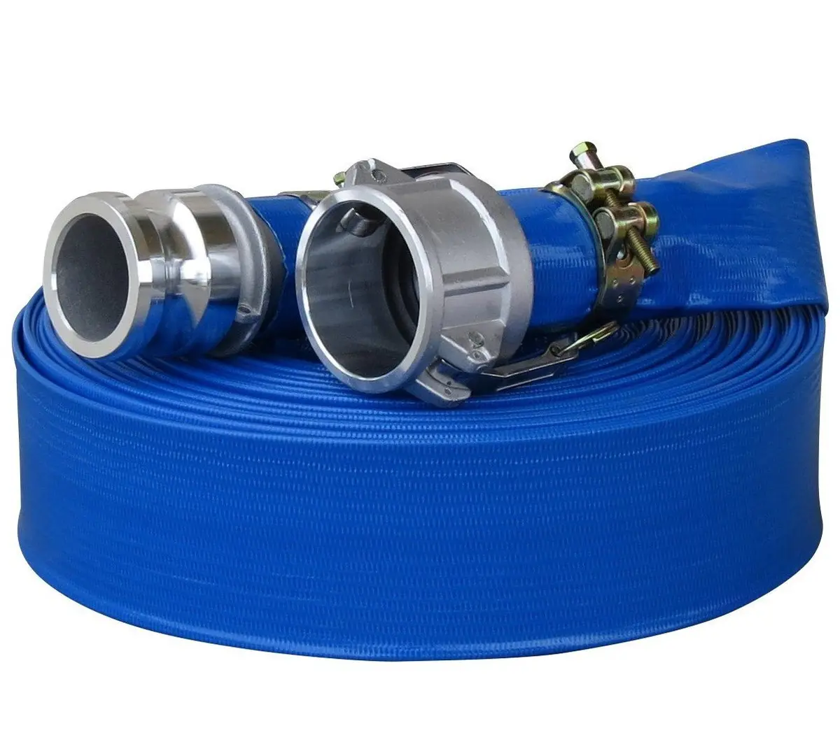 38Mm Rhino Blue Layflat Hose 30M + Camlocks 1