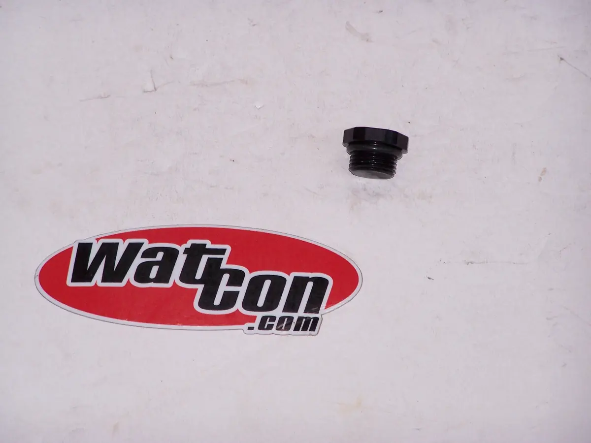 Kawasaki E-Box  Plug/Fitting, Billet Aluminum Black 1