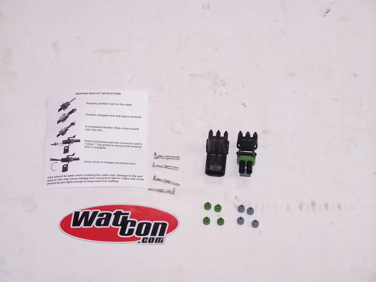 Weather Pack Connectors, 2-Pole 1