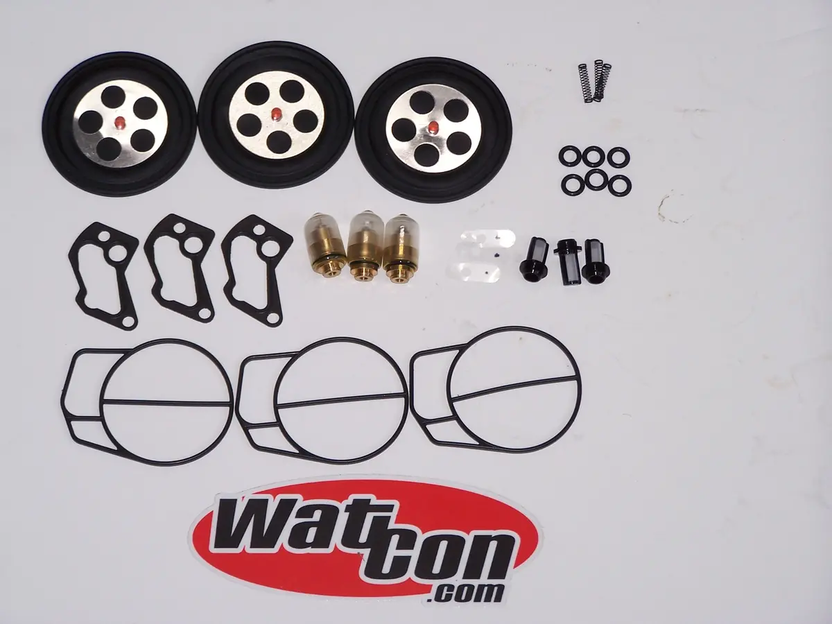 Carburetor Rebuild Kit For Polaris Fuji Sbn38, Covers All 3 Carbs 1