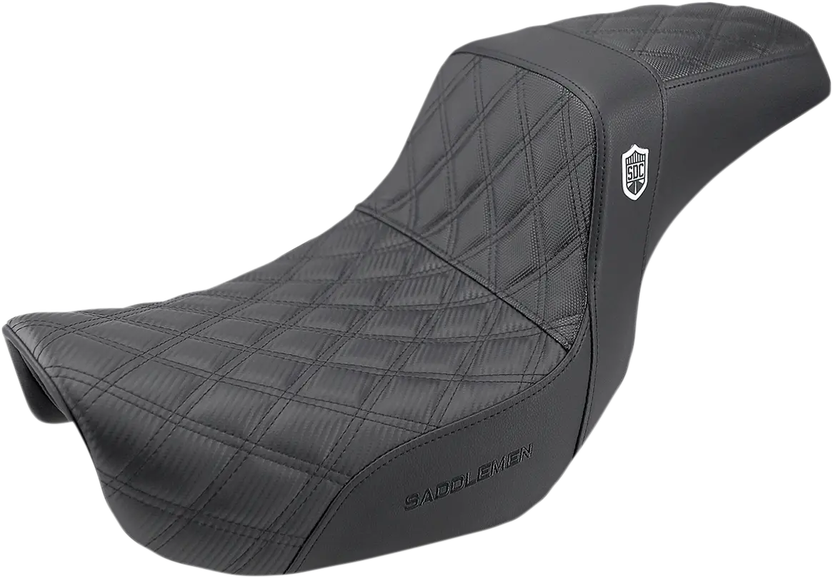 Saddlemen Pro Series Sdc Performance Seat - W/O Backrest - Lattice Stitch/Lumbar Gripper - Fld/Fxd (Sc80604db0) Dyna 06-17 1