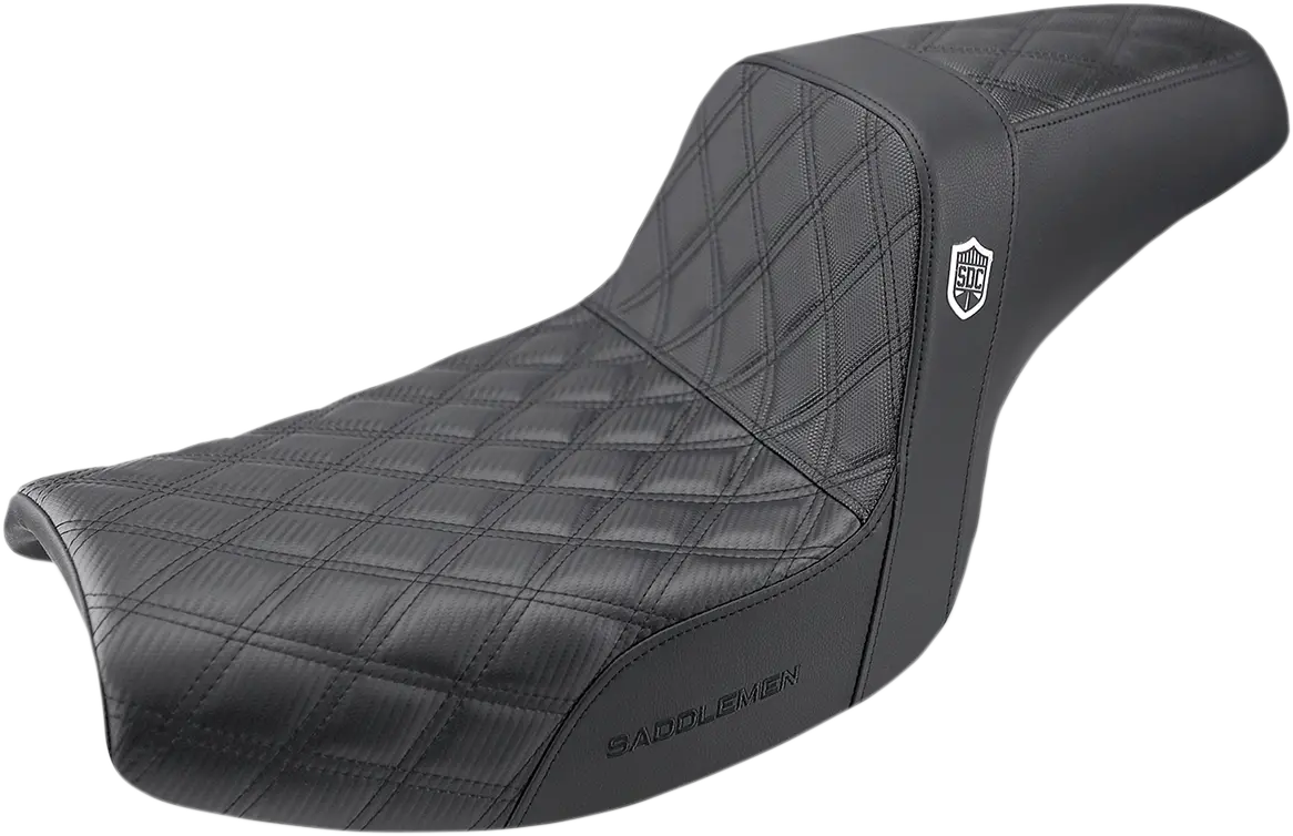 Saddlemen Pro Series Sdc Performance Seat - W/O Backrest - Lattice Stitch/Lumbar Gripper (Sc88209d0) Dyna, Softail, Fxrt, Fxrs, Touring, Fxrdg 1