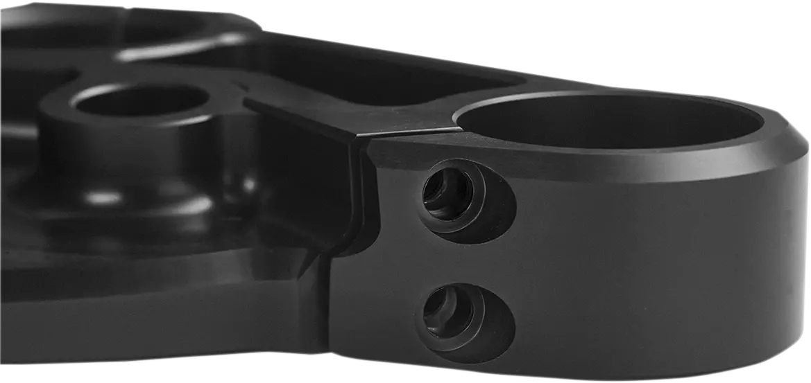 Slyfox Triple Clamp - 49 Mm - Upper - '14+ Flh - Black Anodized Sf1000-2 1