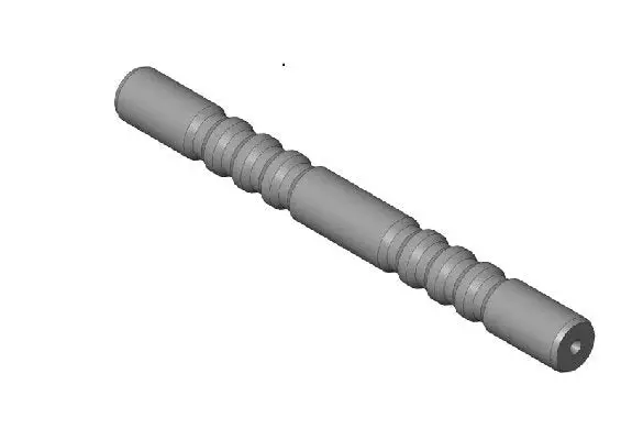 Teflon Torsion Bar 30X285 Black 1