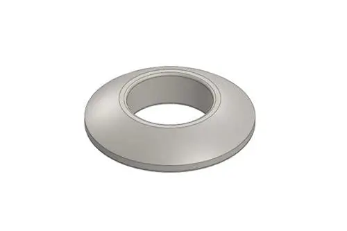 Curved Spacer For Stub Axle M10 Burnished 1