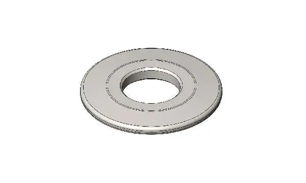 Spacer For Stub Axle M8 H=2Mm - White Galvanized 1