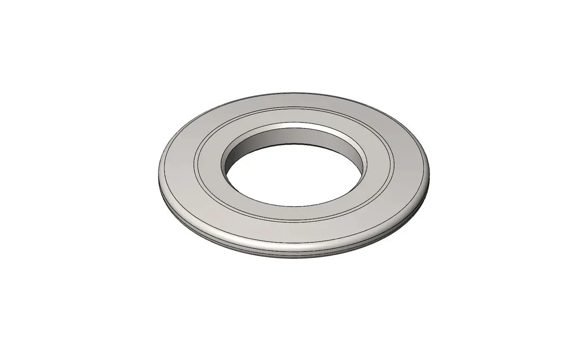 Spacer For Stub Axle M10 H=2Mm - White Galvanized 1
