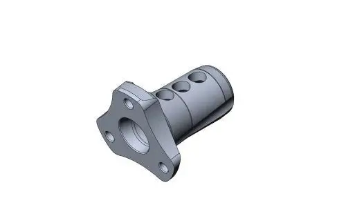 Adjustable Steering Hub Ok With Inclination - Black Anodized 1