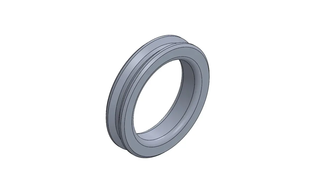Spacer For Stub Axle 5Mm - Black Anodized 1