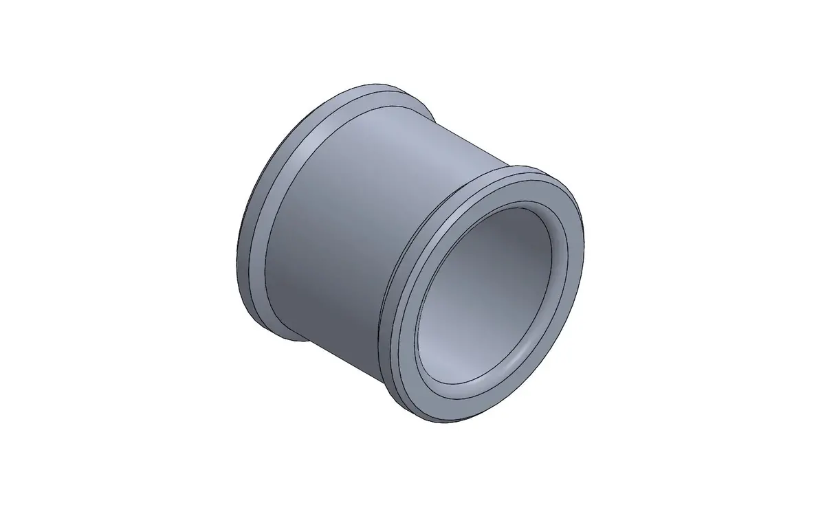Spacer For Stub Axle 20Mm,Diam. 17Mm- Black Anodized 1