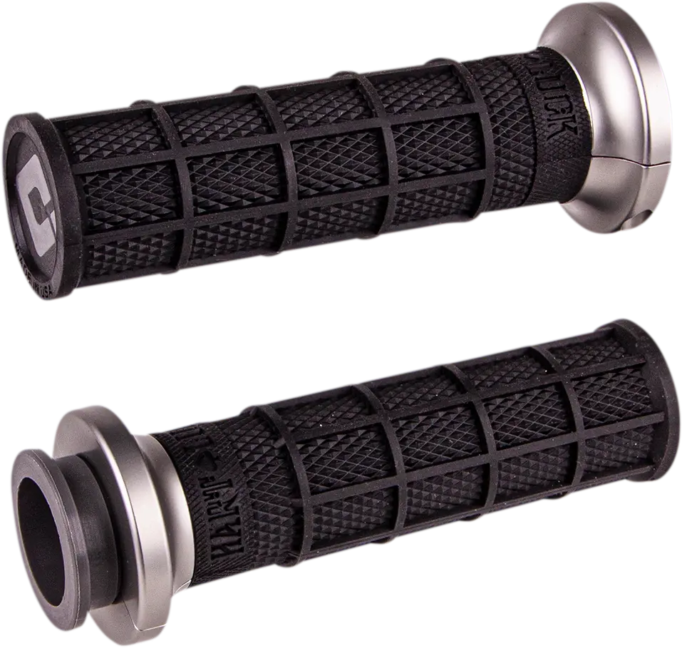 Odi Hart-Luck Signature V-Twin Lock-On* Grips - Cable - Black/Gunmetal V31hcw-Bh-H 1