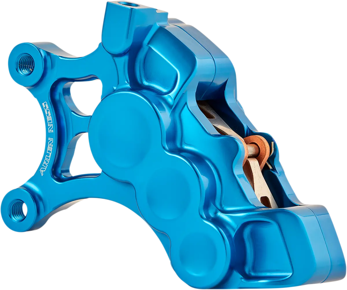 Arlen Ness 6-Piston Caliper - 14" - Blue 02-200 Front Left 1
