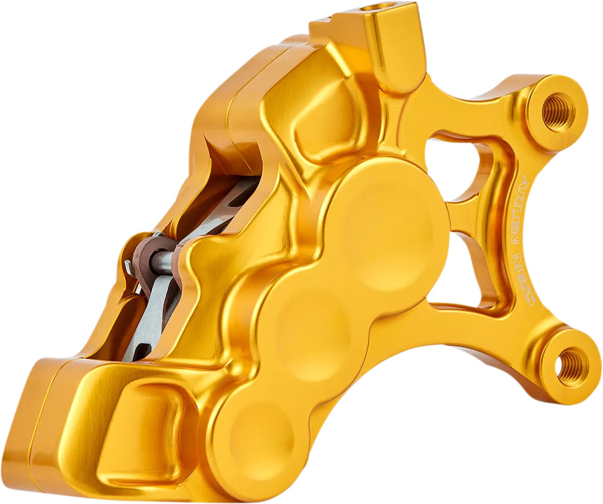 Arlen Ness 6-Piston Caliper - 14" - Gold 02-204 Front Right 1