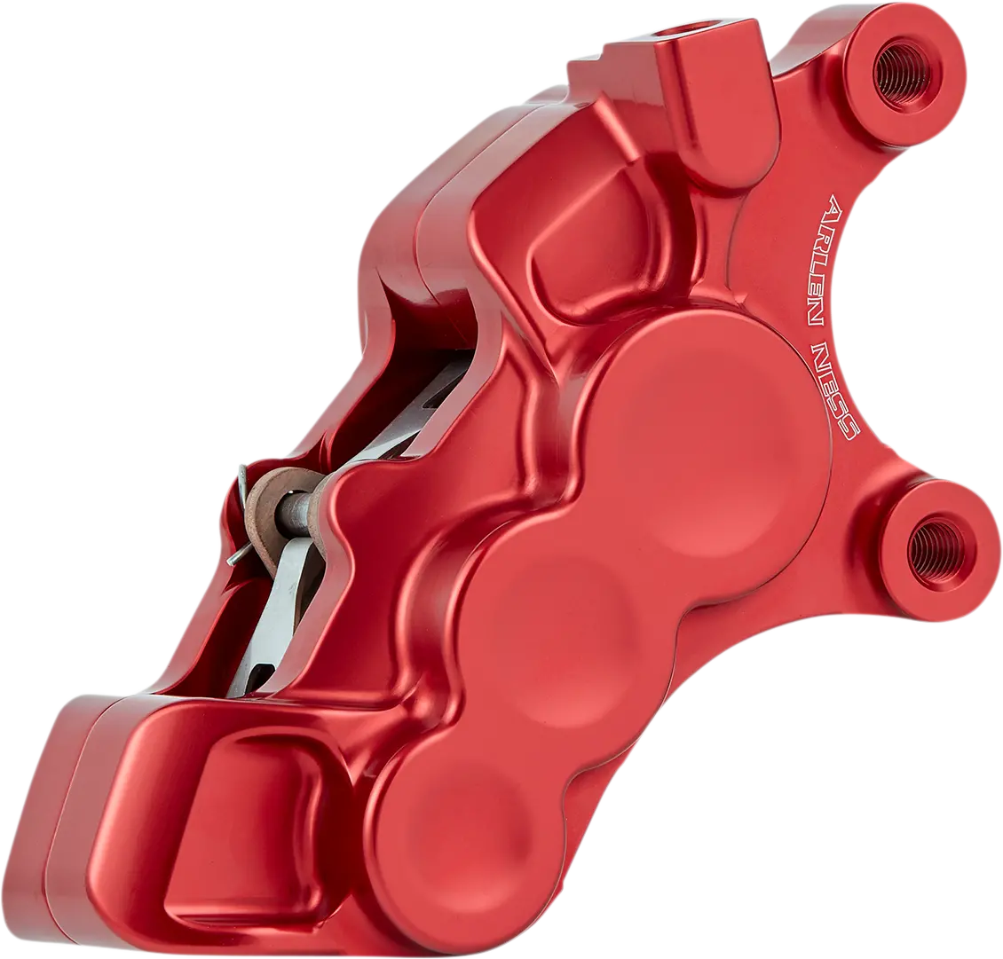 Arlen Ness 6-Piston Caliper - 11.8" - Red 02-229 Front Right 1
