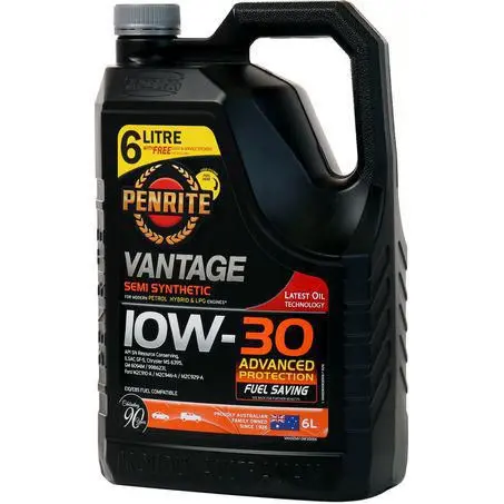 Penrite Vantage Semi Synthetic 10W-30 6L Engine Oil - Vansemi10w30006 1