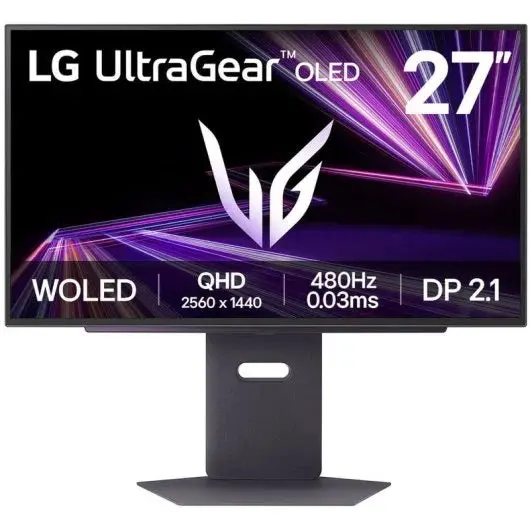 Monitor Gaming Lg Ultragear Oled 27" Qhd 480Hz G-Sync Curvo 1