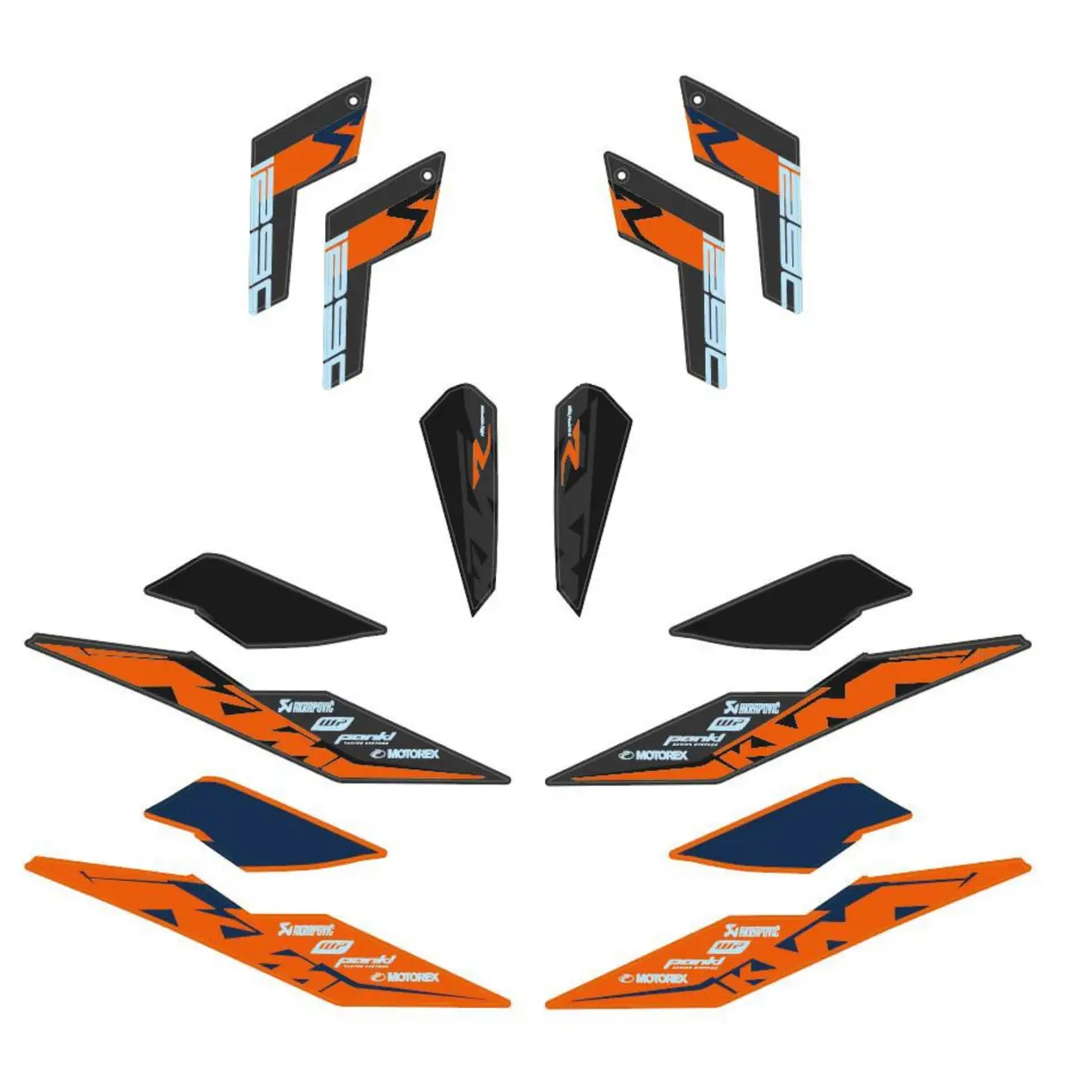 2020-2023 Ktm 1290 Super Duke R Factory Graphics Kit 1