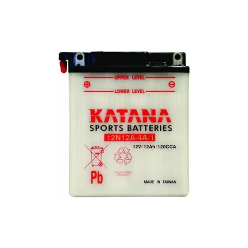 12V Katana Motorcycle Battery 12N12a-4A-1 | 120Cca, 12Ah, 6-Month Warranty 1