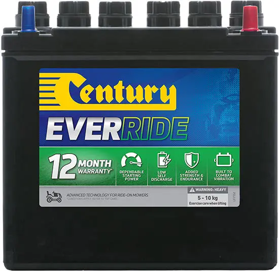 Century 12N24-3 Motorcycle/Lawn Mower Battery 12V 24Ah - Maintainable 1