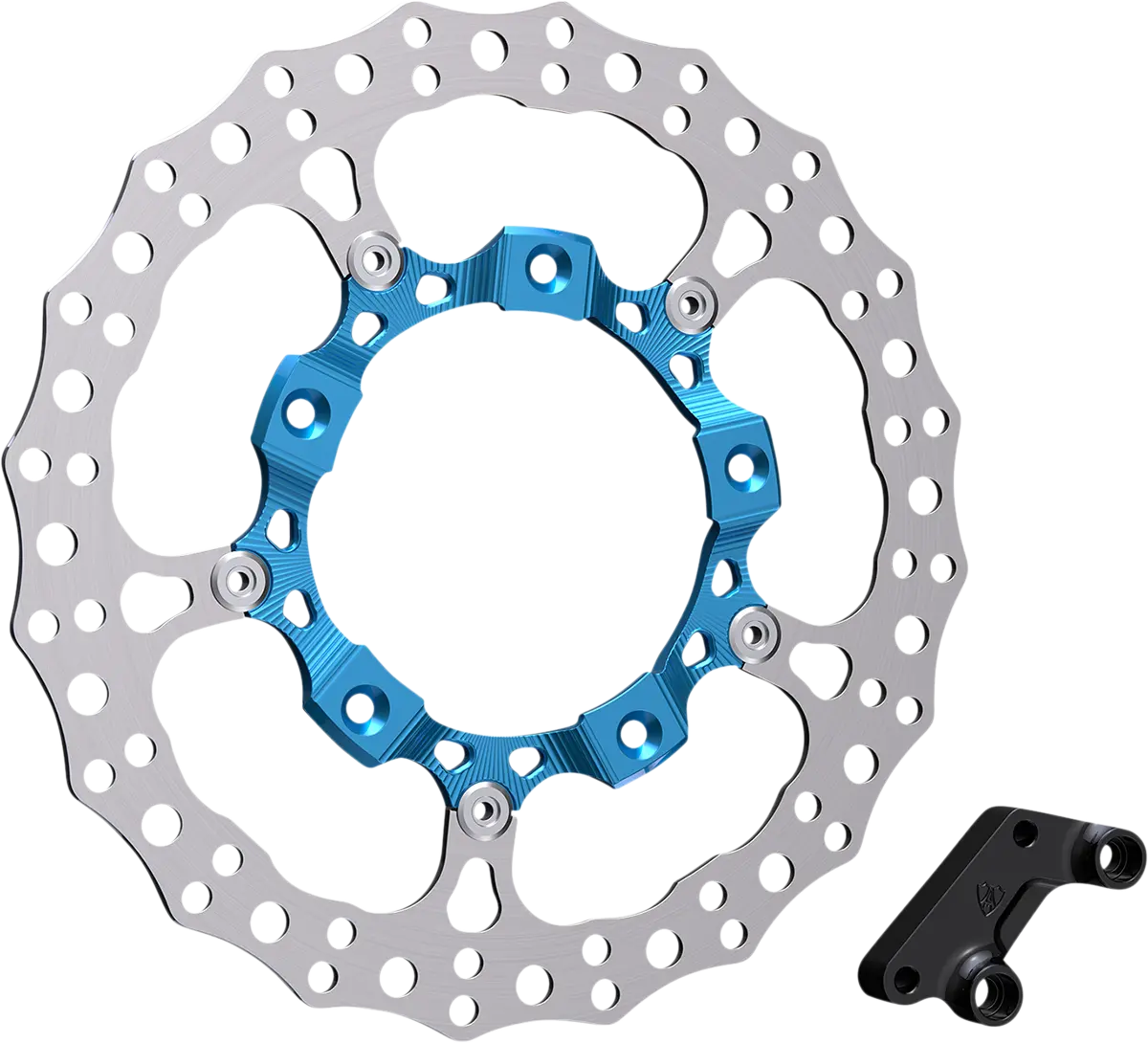 Arlen Ness Rotor 14" - Front Right - Blue 300-005 1