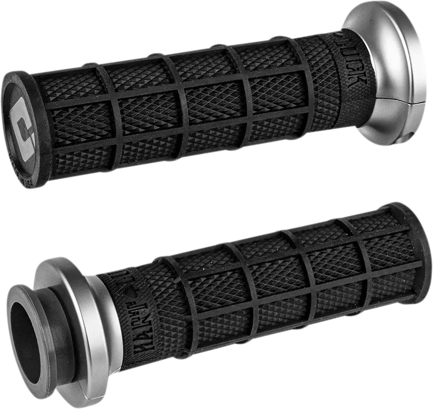 Odi Hart-Luck Signature V-Twin Lock-On* Grips - Tbw - Black/Gunmetal V31htw-Bh-H 1