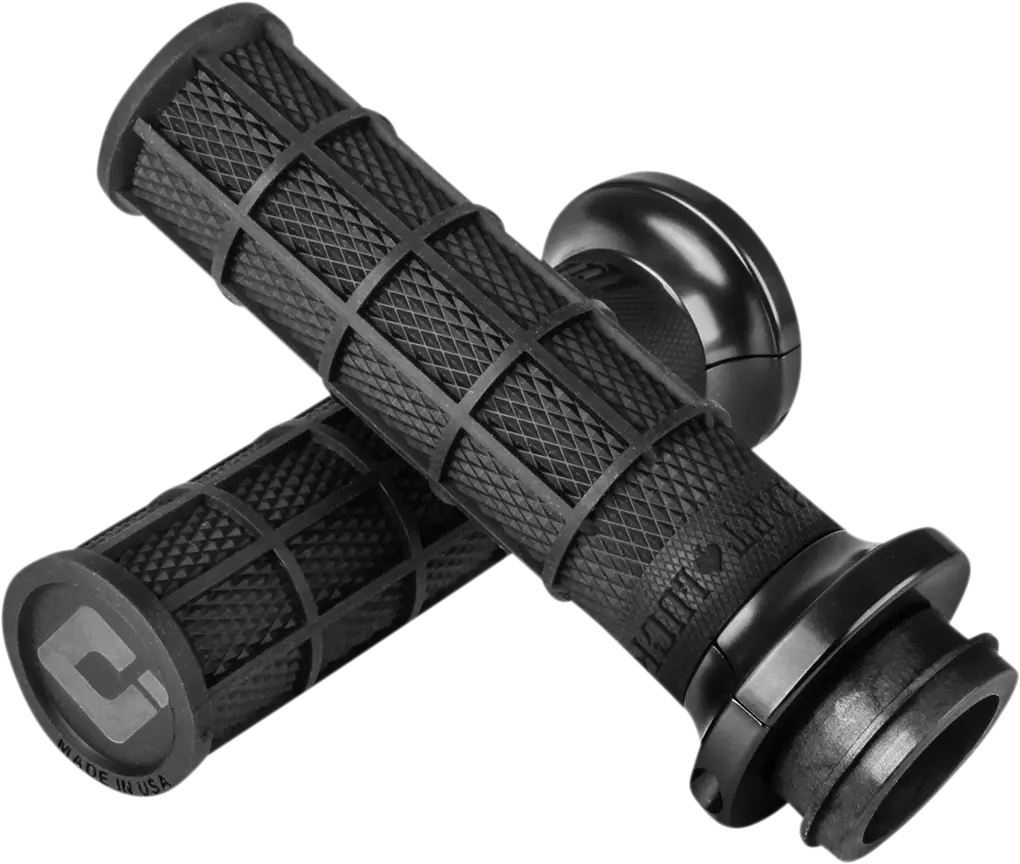 Odi Hart-Luck Signature V-Twin Lock-On* Grips - Tbw - Black/Black V31htw-Bb-B 1