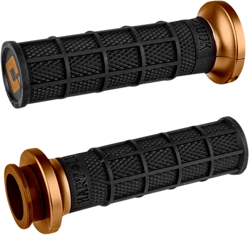 Odi Hart-Luck Signature V-Twin Lock-On* Grips - Tbw - Black/Bronze V31htw-Bz-Z 1