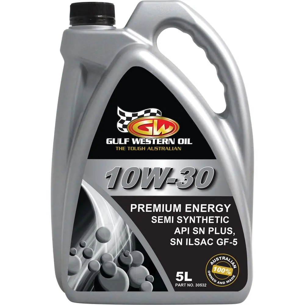Gulf Western Premium Energy 10W/30 - Sm/Cf4 - 5L 30532 1