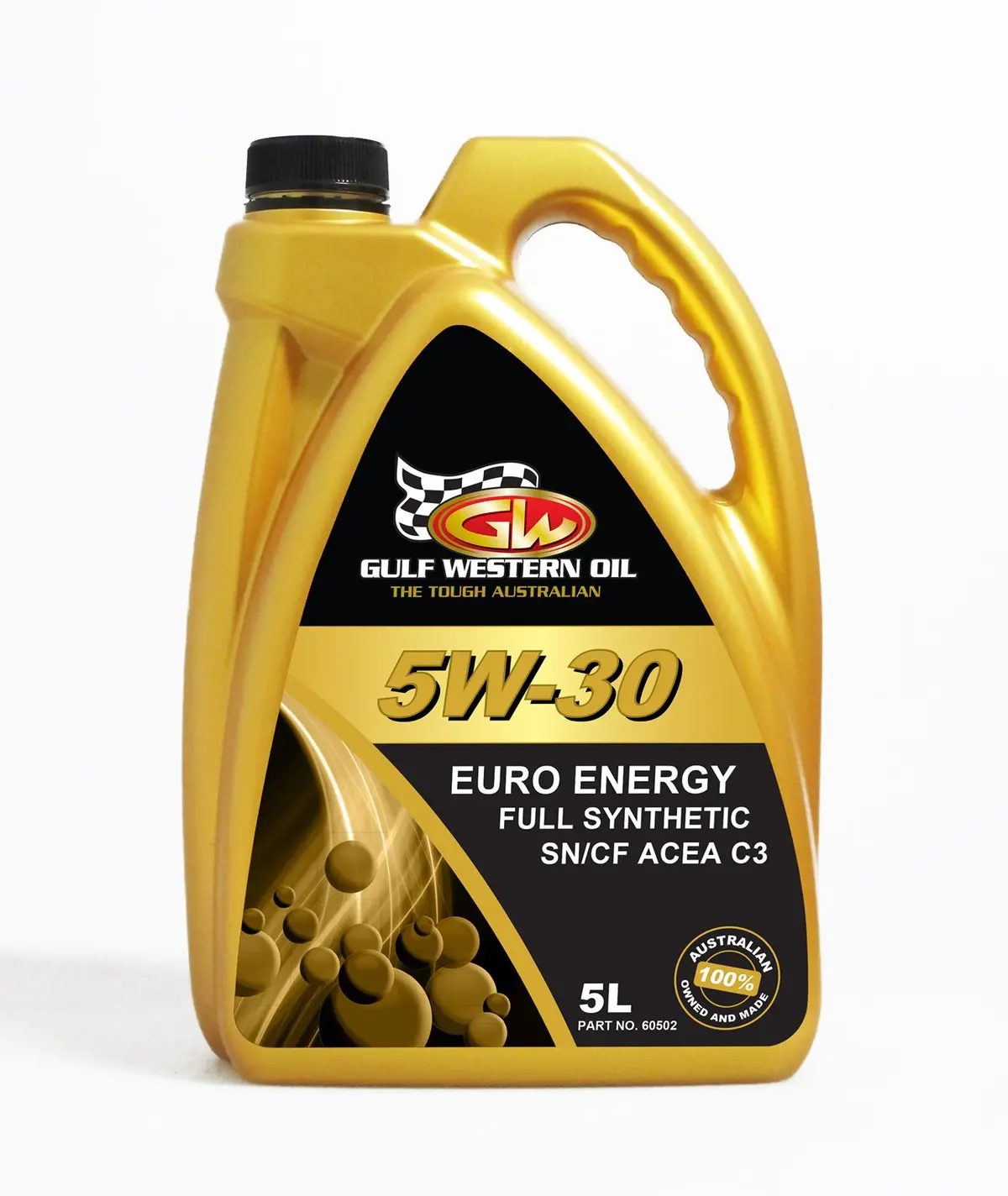 Gulf Western Euro Energy Full Synthetic 5W/-30 - 5L 60502 1