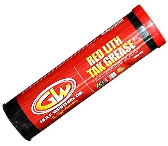 Gulf Western Red Lith Tac Grease Lithium - 450Gm Gulf Western 40450 1