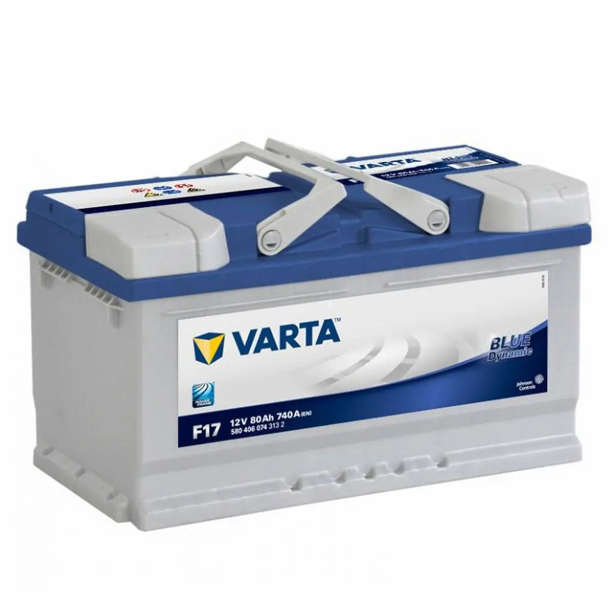 Varta Blue Dynamic 80Ah Car Battery - High Performance 1