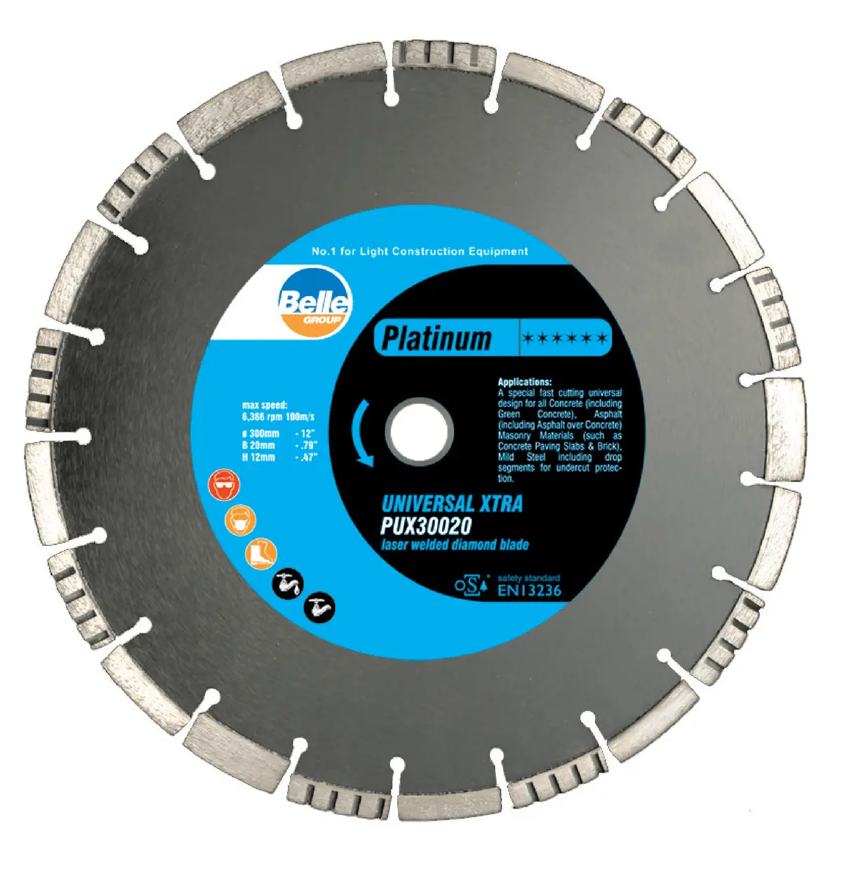 14" Altrad Belle Platinum Xtra Diamond Blade 1