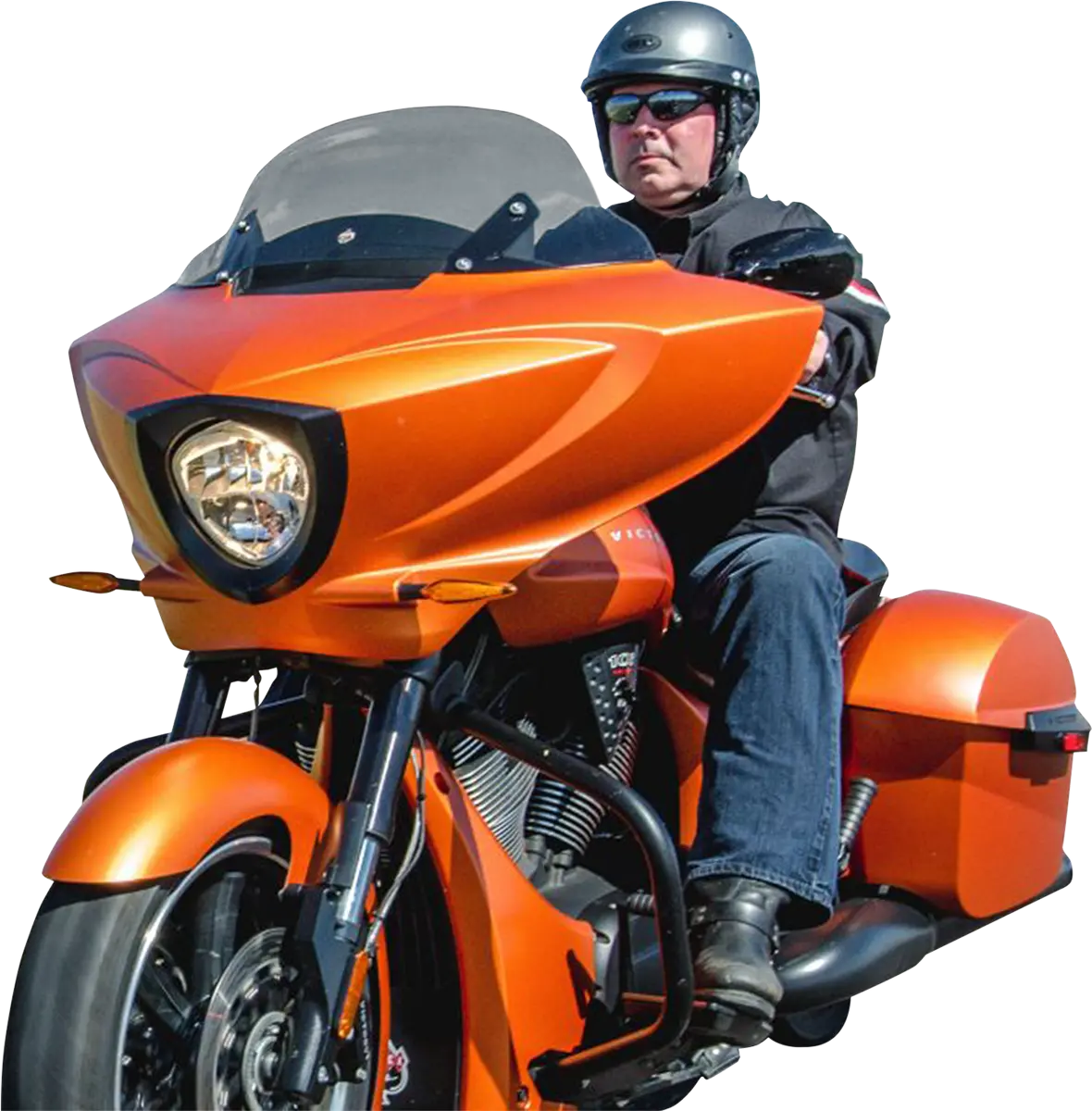 Klock Werks Flare* Windshield - 11" - Tinted - Victory Kww-06-0543 1