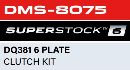 Dq381 Superstock 6 Clutch Kit 1