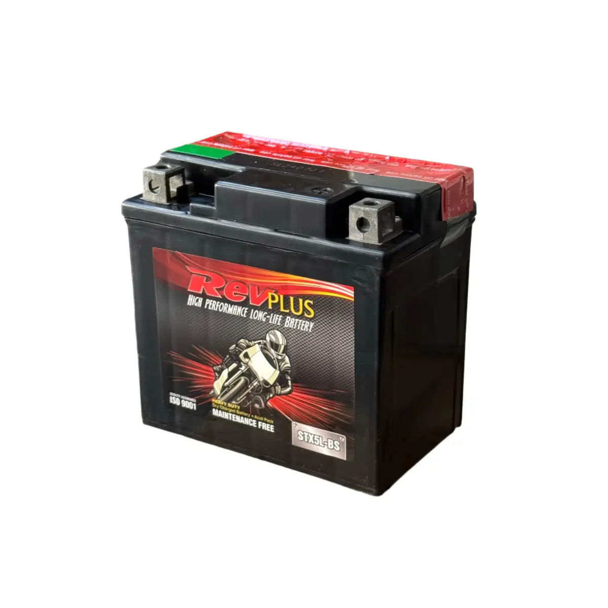 Revplus Stx5l-Bs Motorbike Agm Battery - 12V 4Ah 70Cca 1