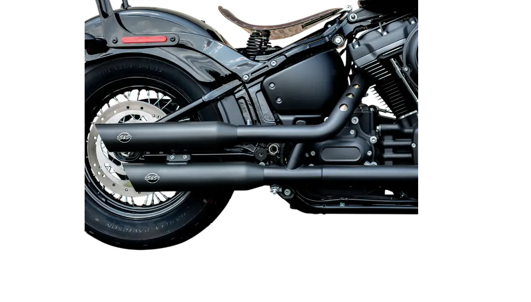 S&S Cycle Slash Cut Race Slip-On Mufflers For M8 Softail 2