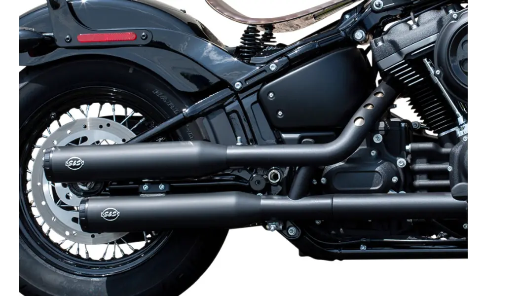 S&S Cycle Grand National Race Slip-On Mufflers For M8 Softail 1
