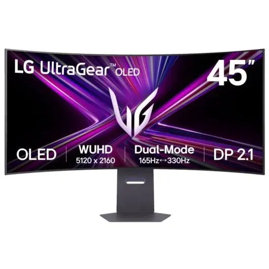 Monitor Gaming Lg Ultragear Oled 45" 5K2k 330Hz G-Sync Curvo 1