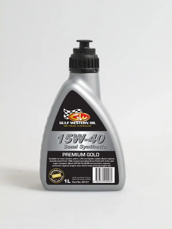 Gulf Western Premium Gold 15W-40 Engine Oil - 1L 30121 1
