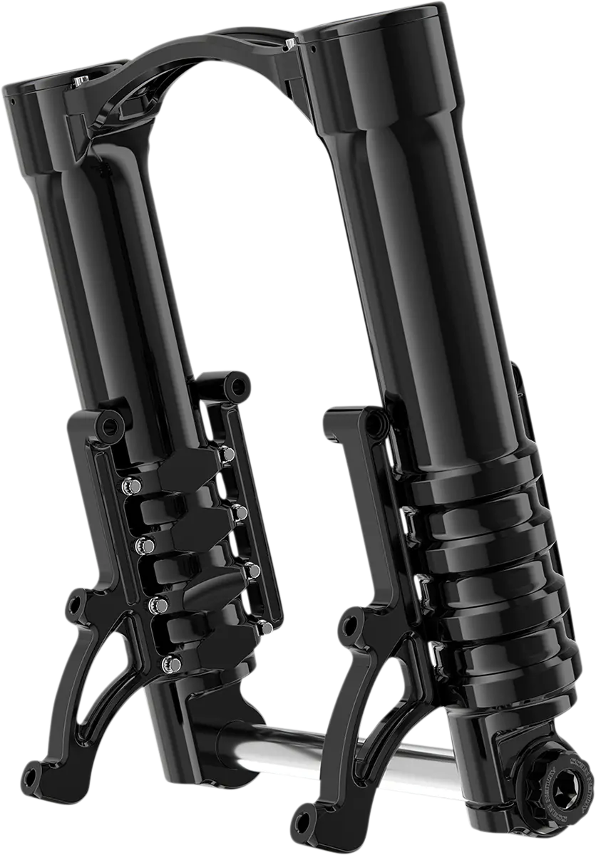 Arlen Ness Fork Legs - 49 Mm - Black Anodized - For Custom Radial Mount Brake Caliper 120-003 1