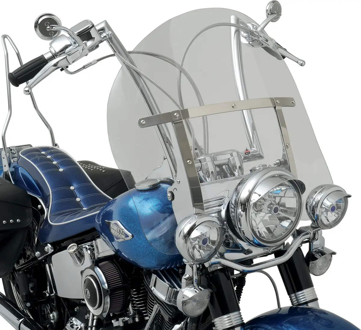 Klock Werks Flare* Windshield - 17" - Clear - Flst Kww-02-0235 2
