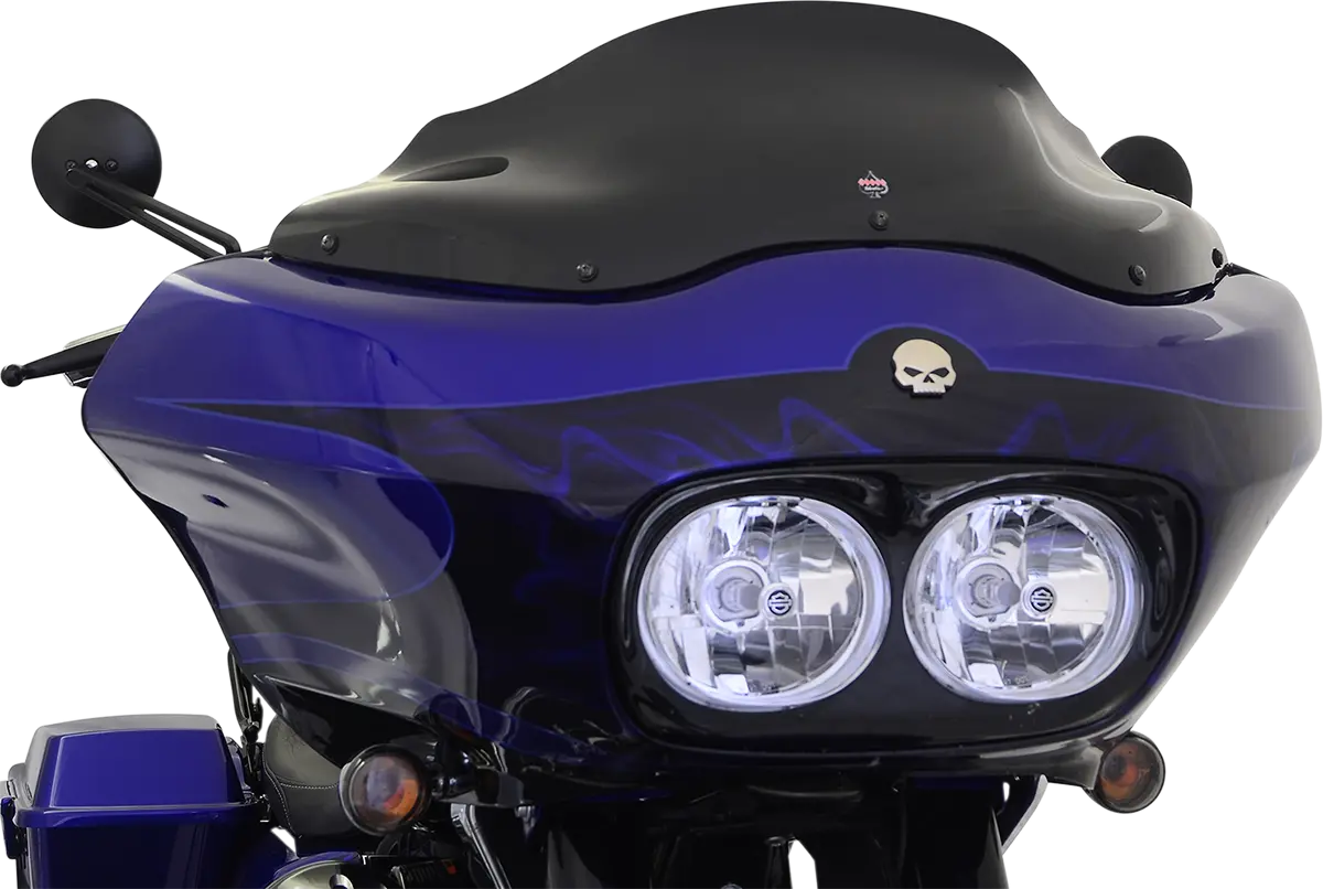 Klock Werks Flare* Windshield - 8" - Black - '98-'13 Fltr Kww-01-0190 2